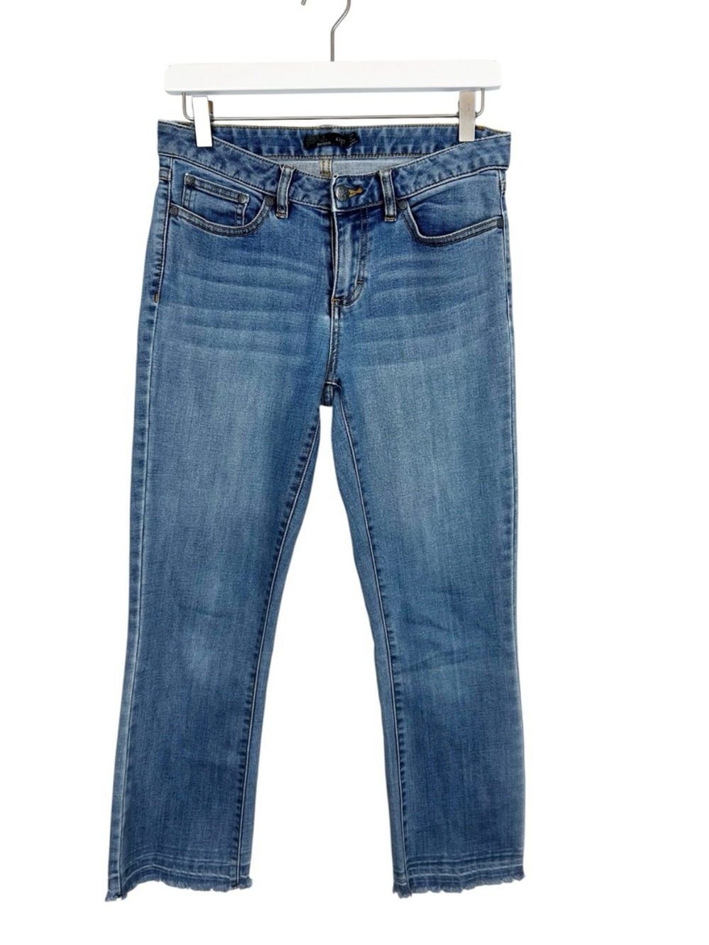 Prana Cia Cropped Flare Jeans Women's Size 4 / 27 Light Wash